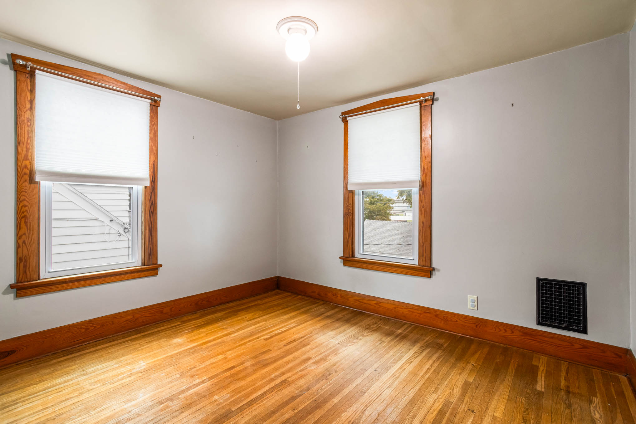 Bedroom with hardwood floor