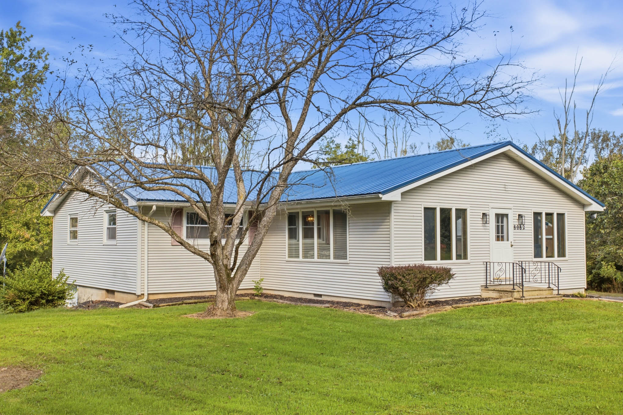 Ranch home and country setting at 8082 Mill Road