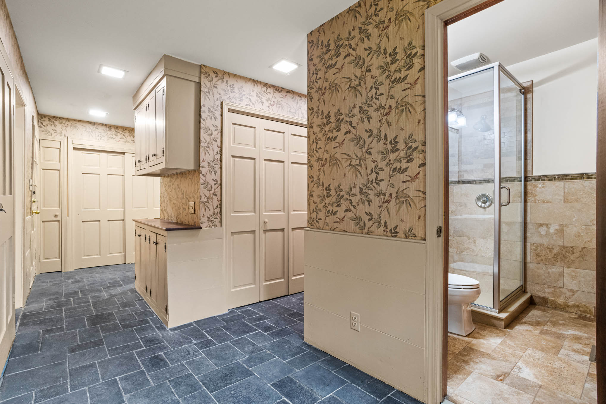 Hall and downstairs bathroom