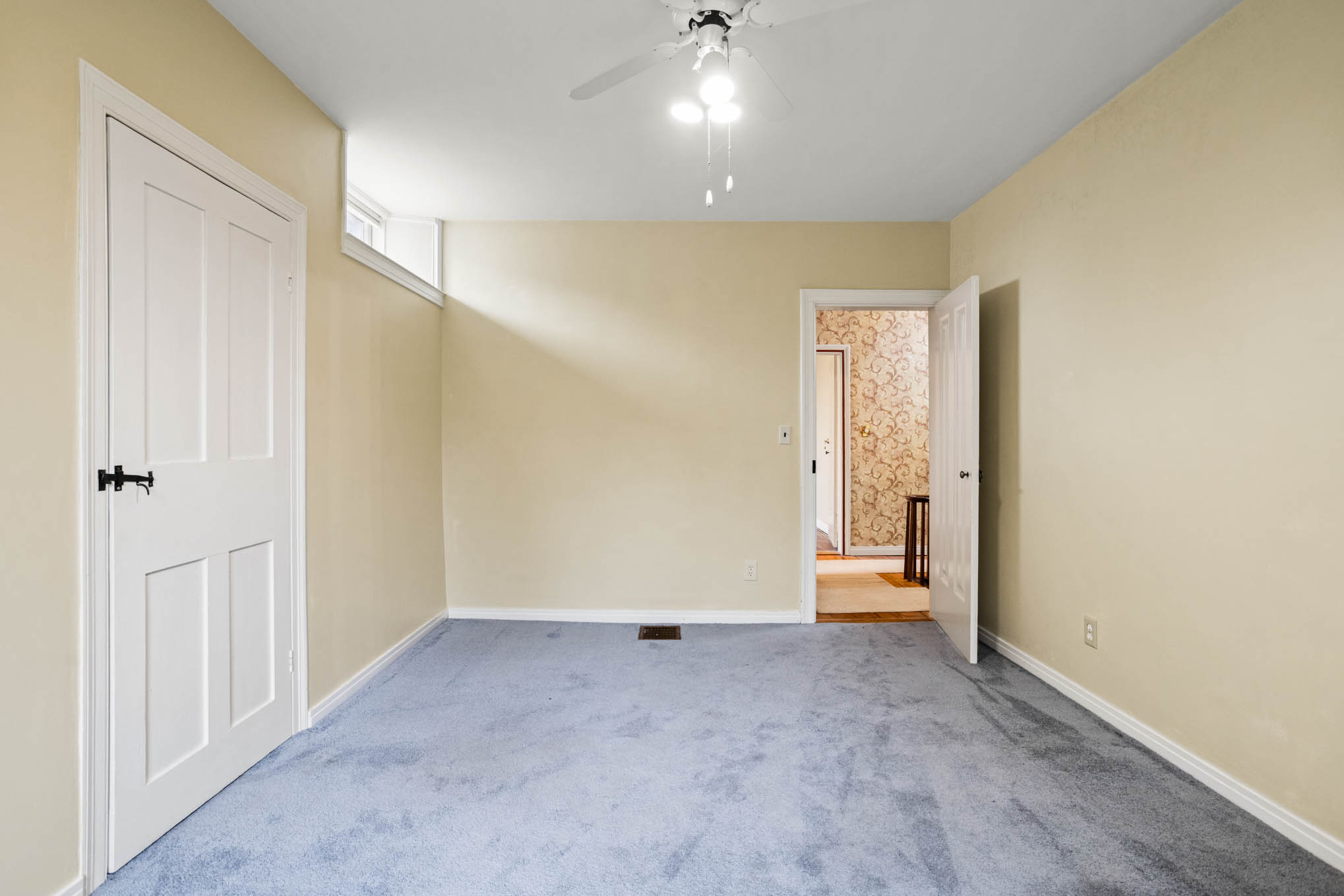 Bedroom and doorway
