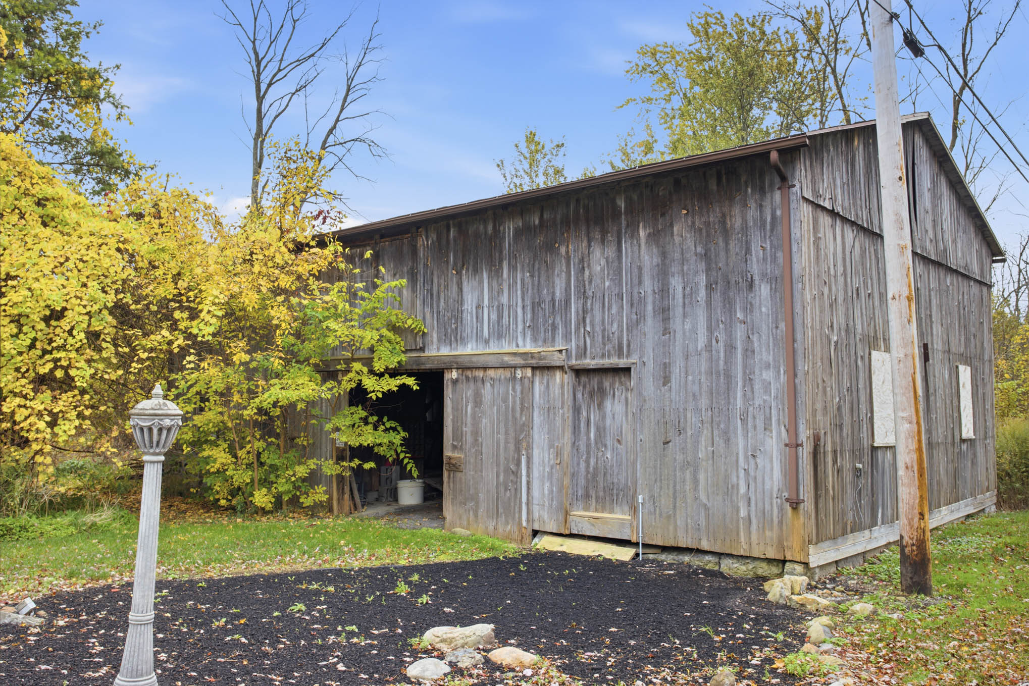 Barn exterior