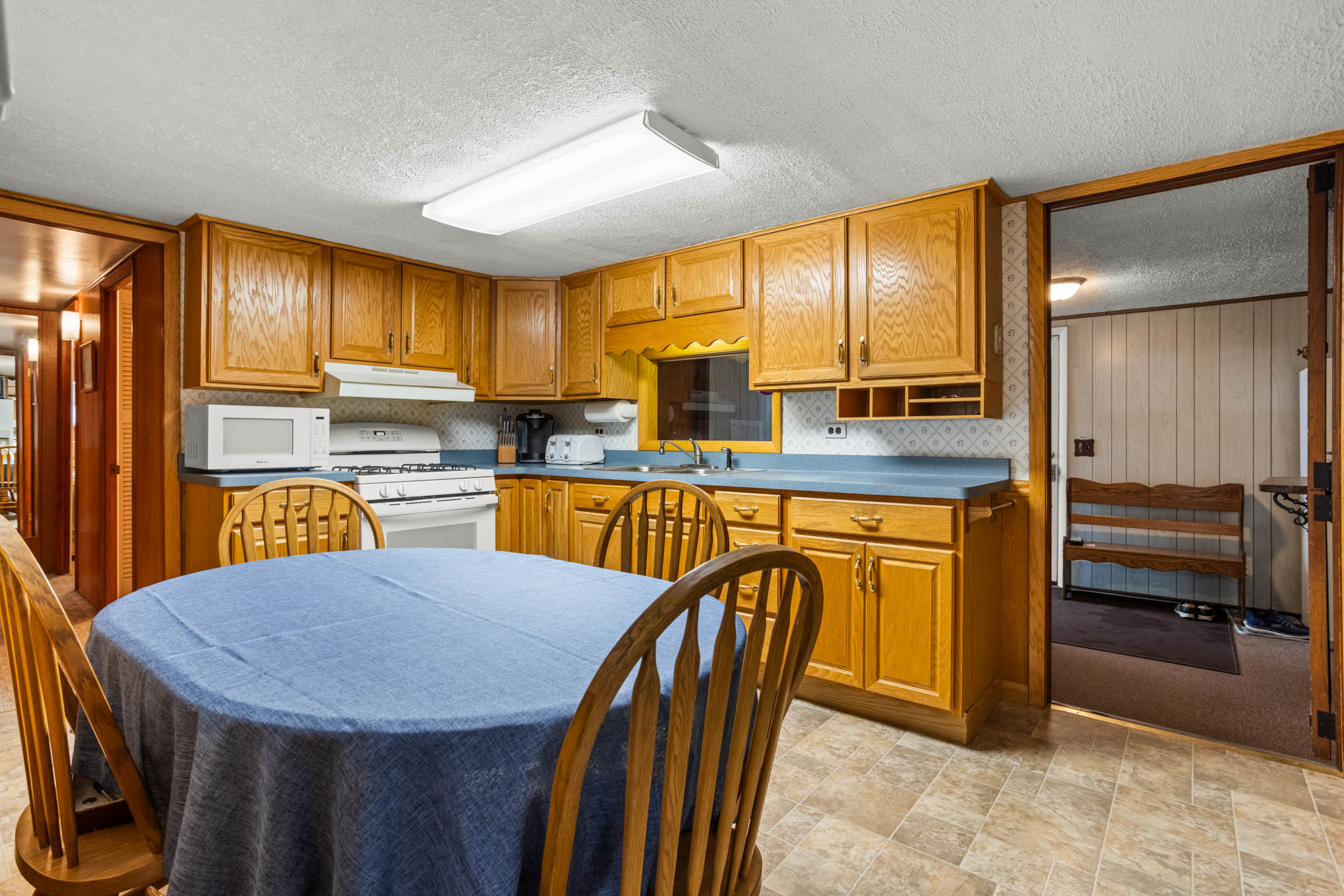 Main house kitchen cabinetry