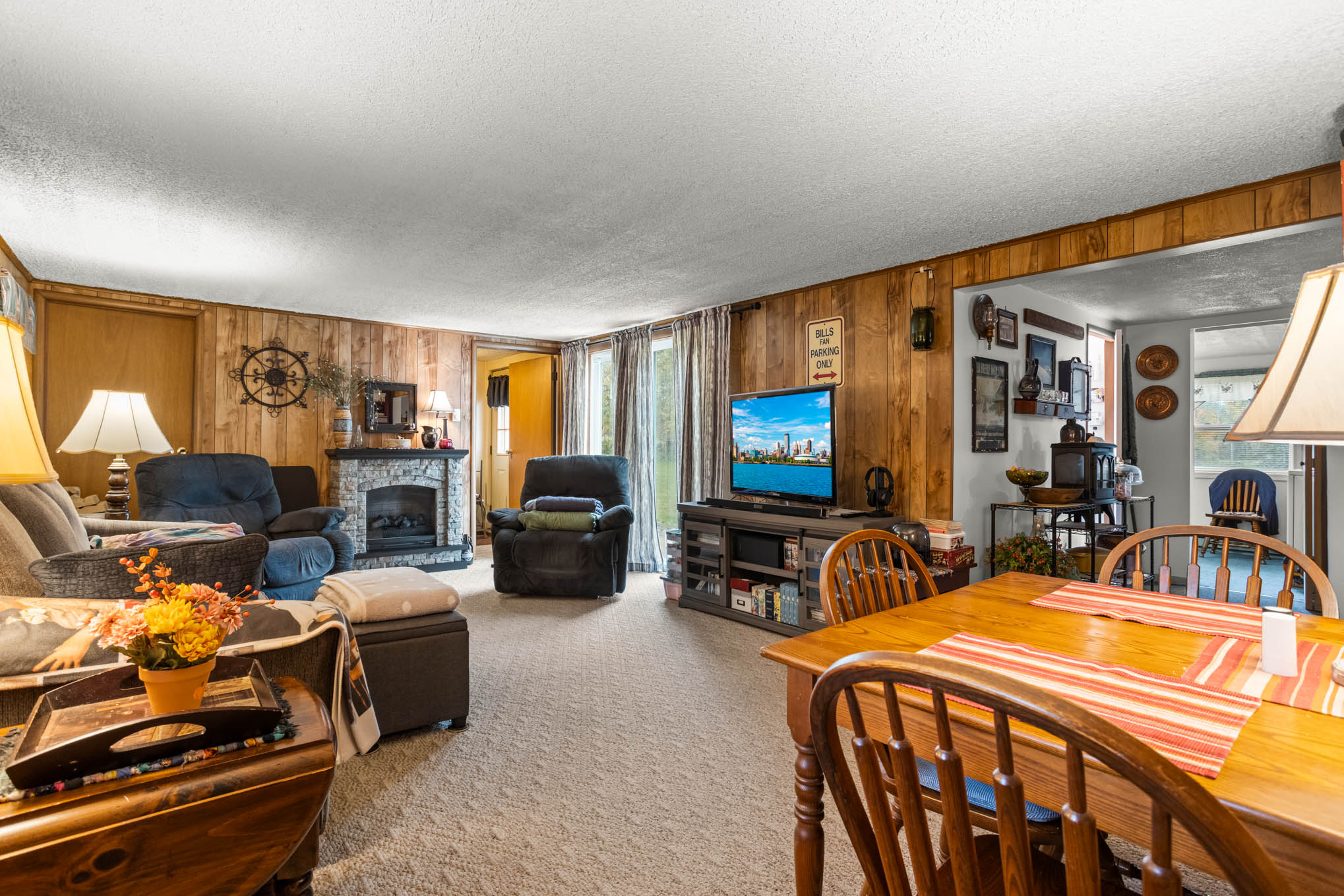 Second house living and dining area