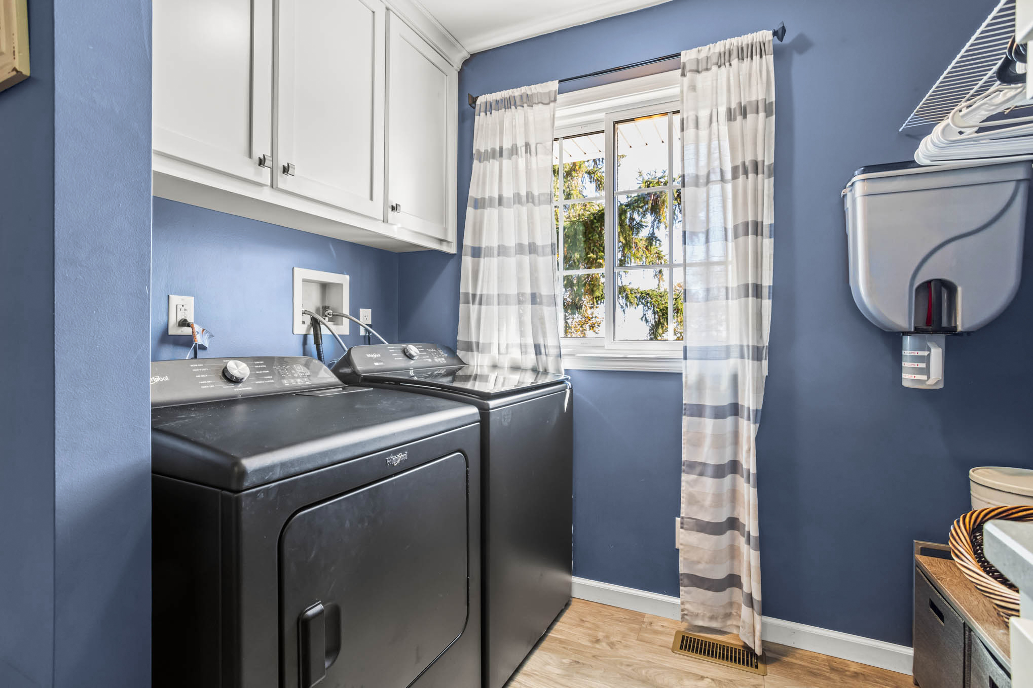 Laundry room with washer and dryer