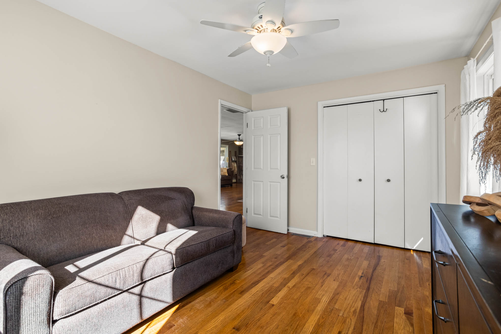 Bedroom with closet